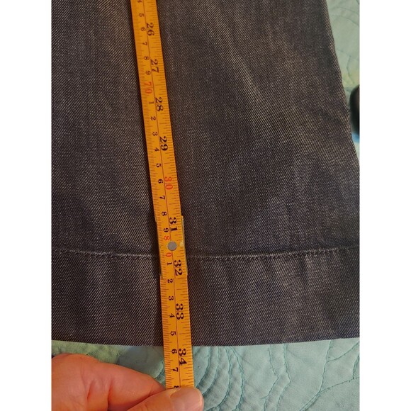 Ann Taylor Women's Size 8 Dark Blue Mid-Rise Stretch Boot Cut Denim Jeans - Picture 7 of 8